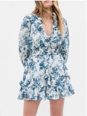 Love Shack Fancy x Gap Ruffle Dress with Pockets